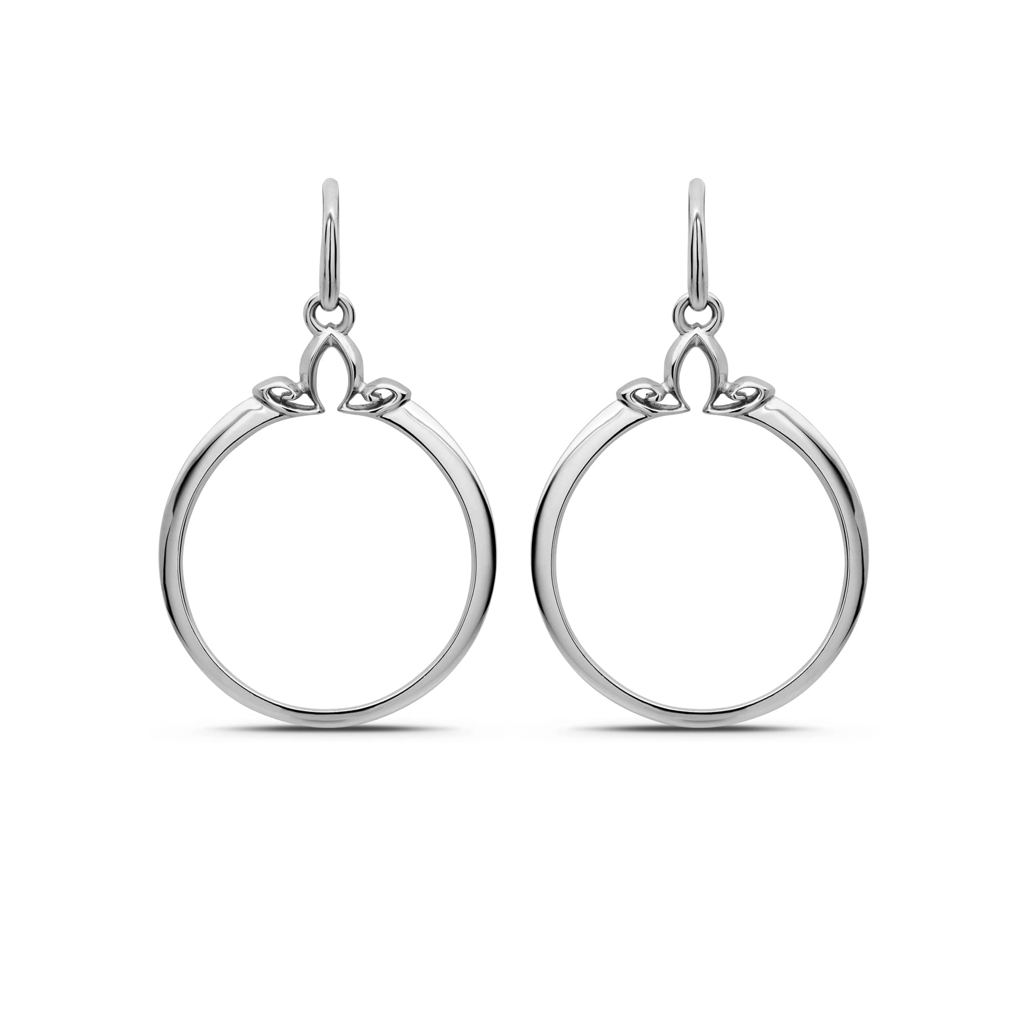 Small Medium Size 925 Sterling Silver Small Hoop Earrings For
