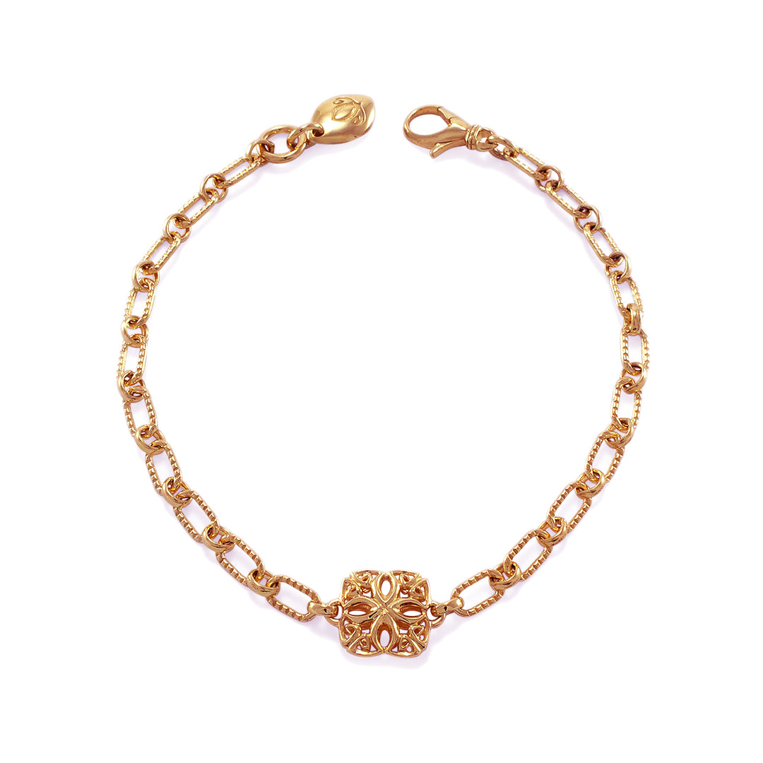 rose gold chain bracelet