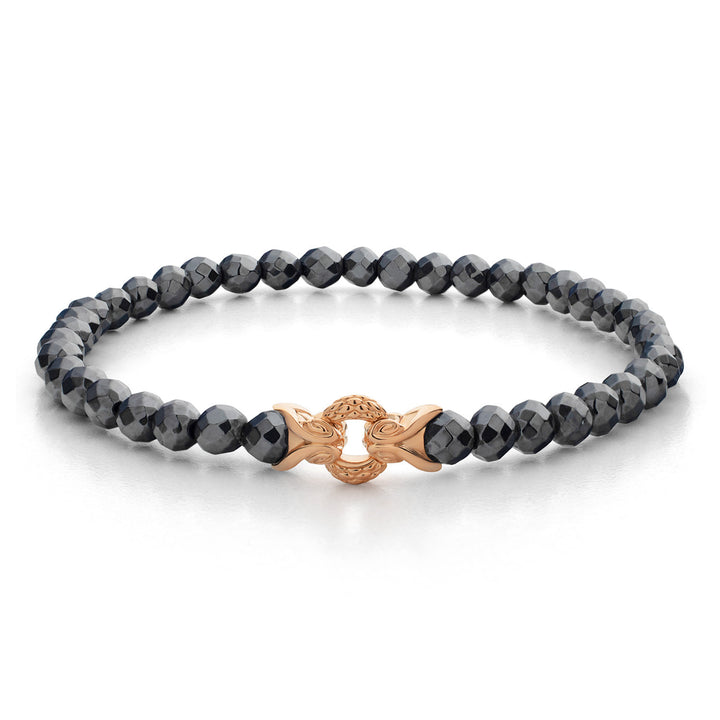 rose gold bead bracelet