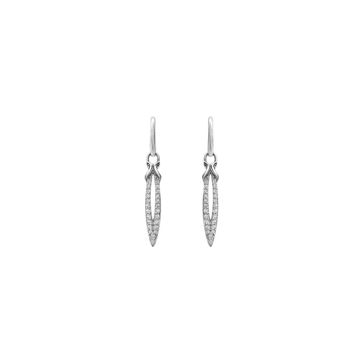 sterling silver drop earrings