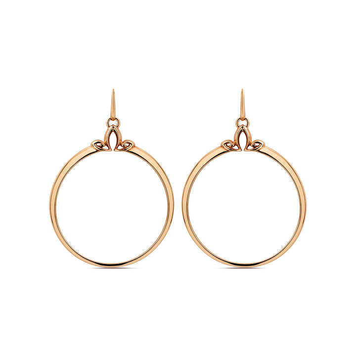 rose gold hoops