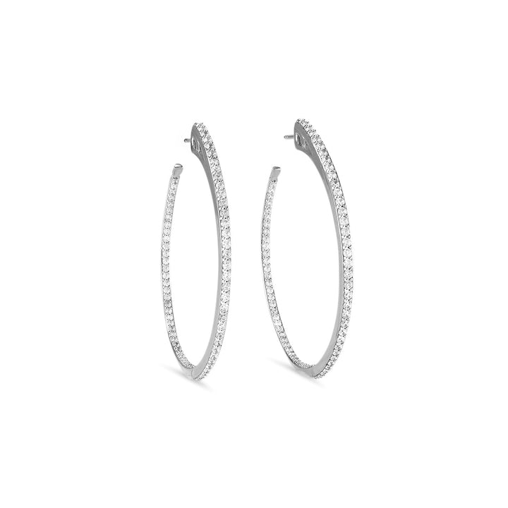 sterling silver hoop earrings