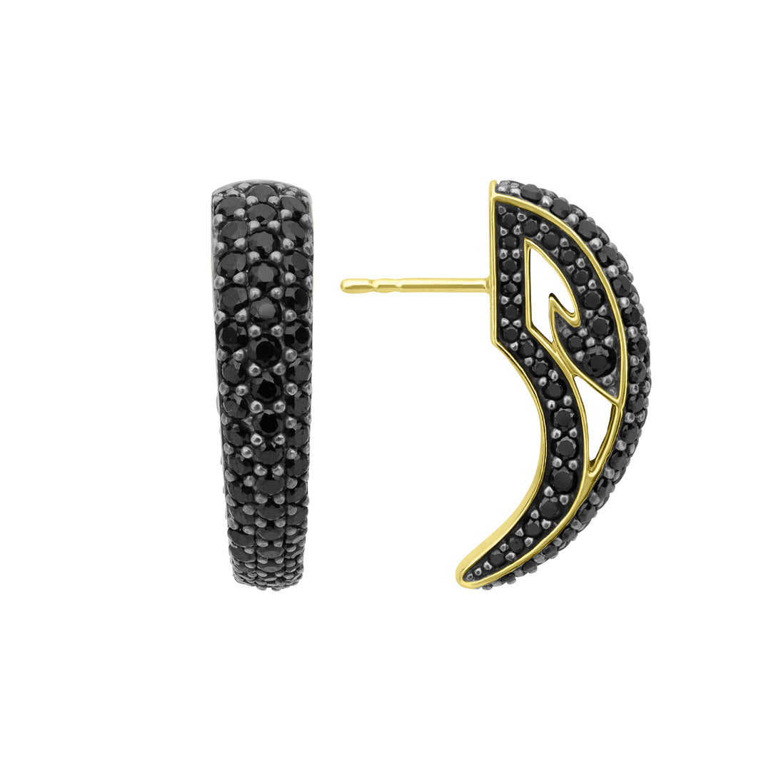 pave earrings