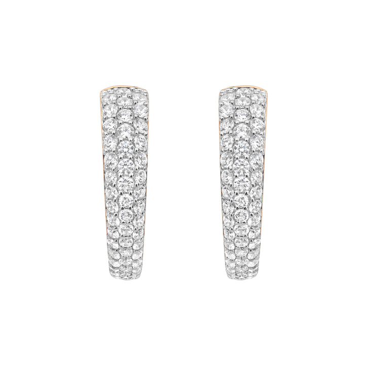 Talon Pavé Earring - 18K Rose Gold Vermeil + CZ Blanc