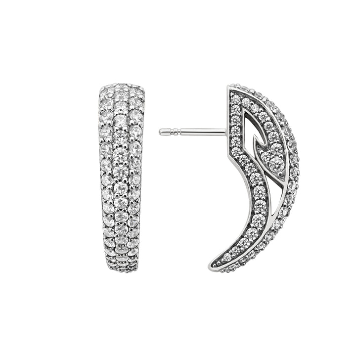 pave earrings