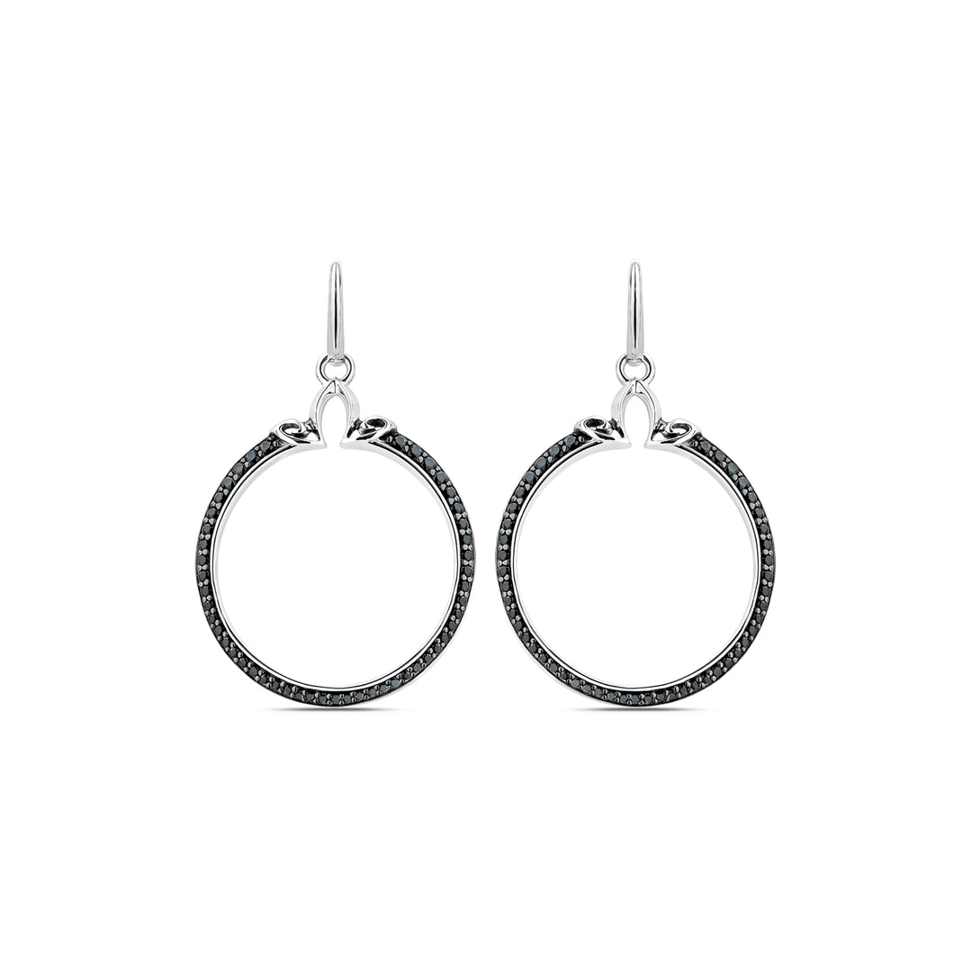 sterling silver hoop earrings