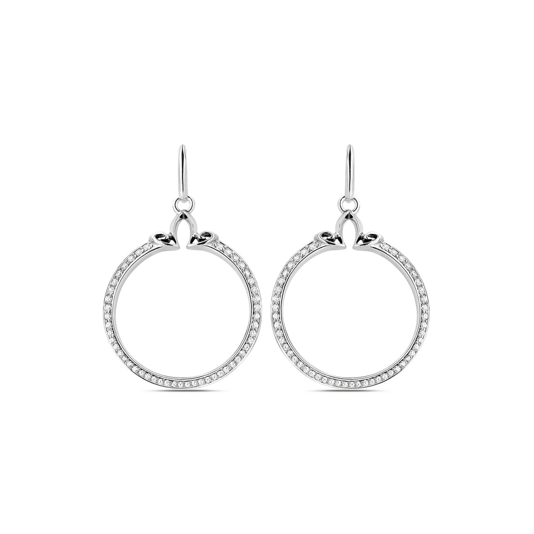 sterling silver hoop earring