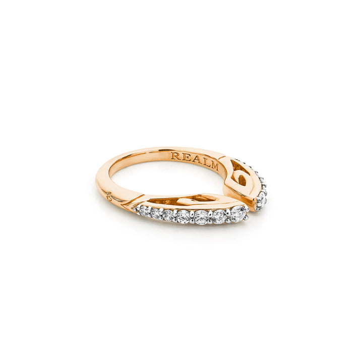 rose gold stacking ring