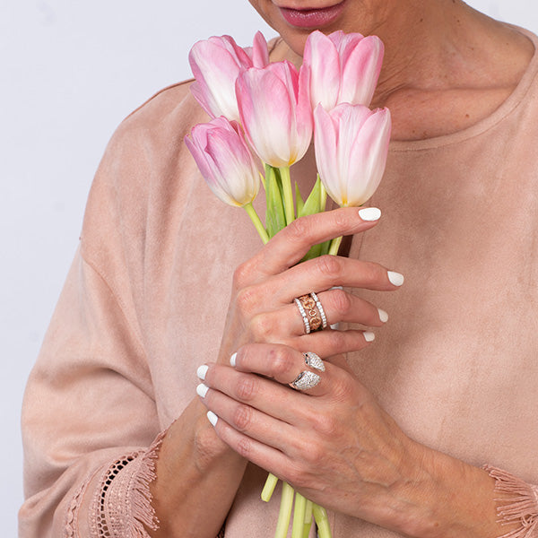 gold stack ring