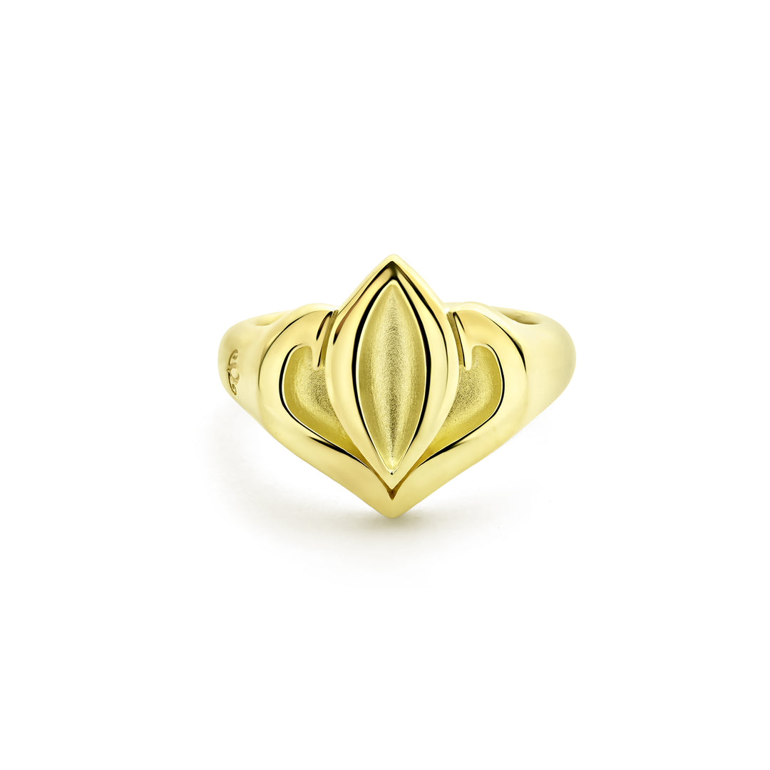 gold statement ring