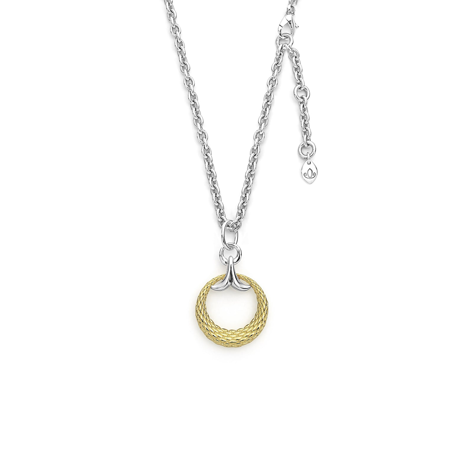 Deals Two tone sterling vermeil pendant