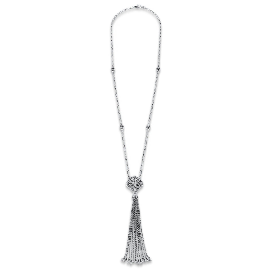 sterling silver tassel necklace