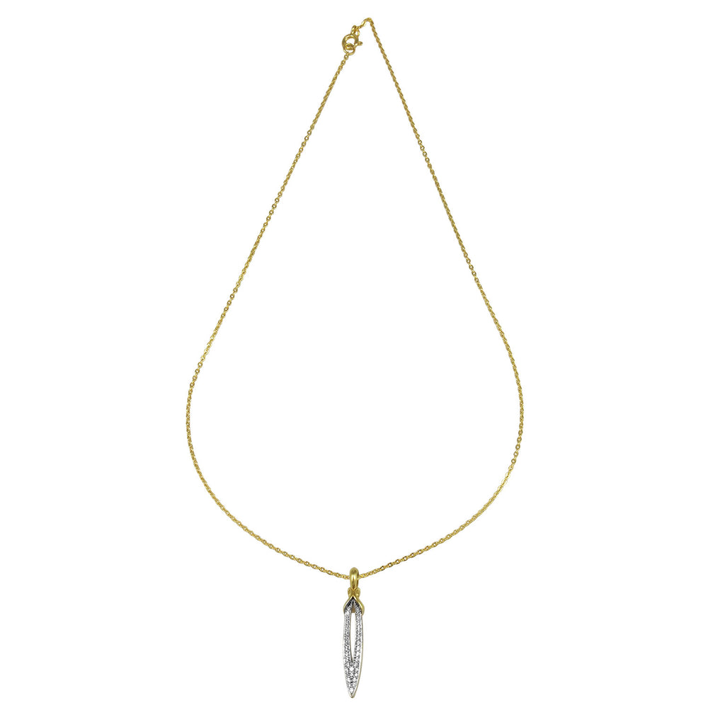 gold vermeil necklace