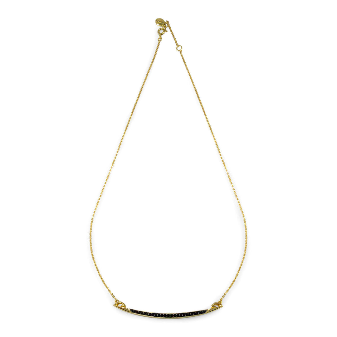 delicate gold necklace