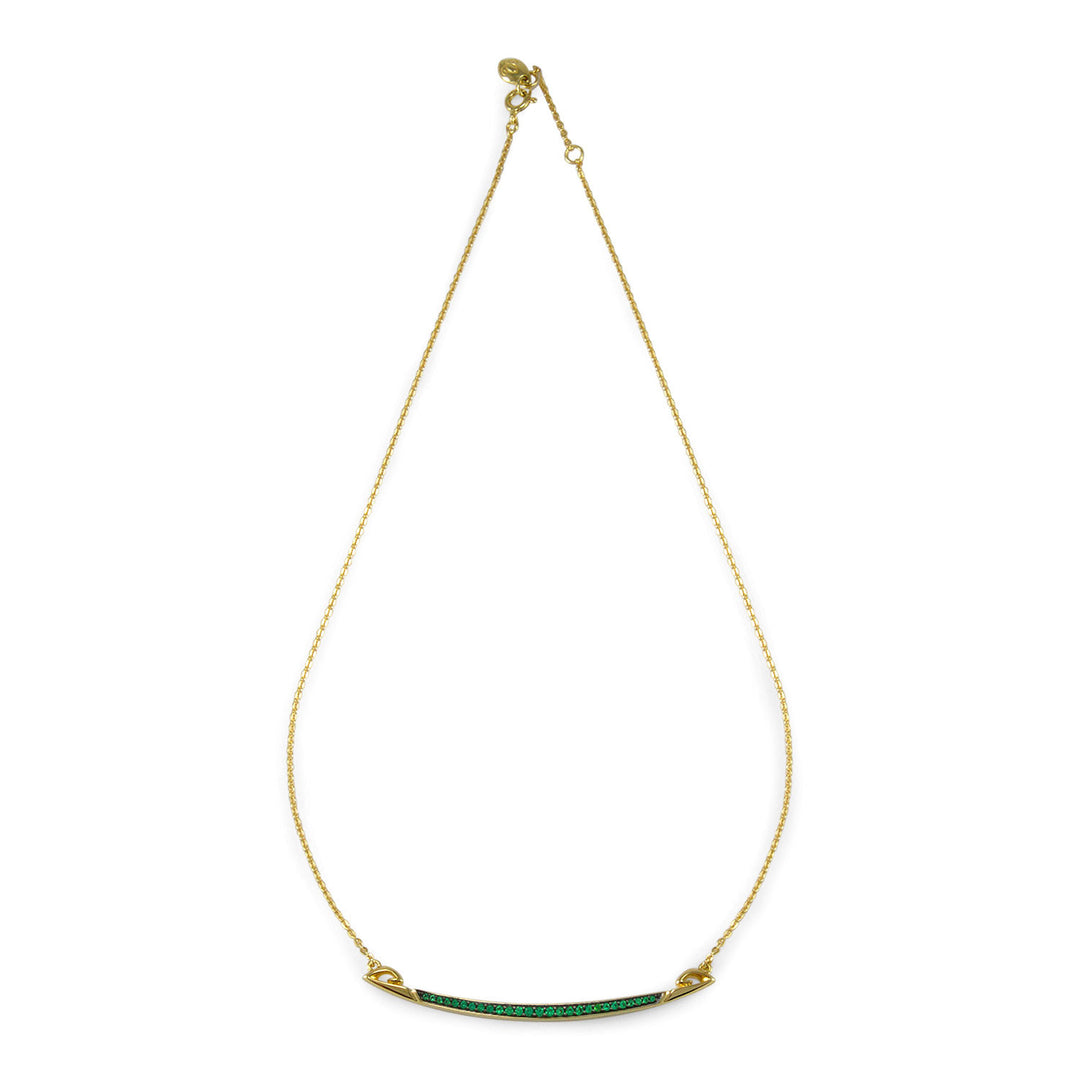 delicate gold necklace