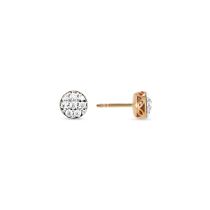 rose gold stud earring