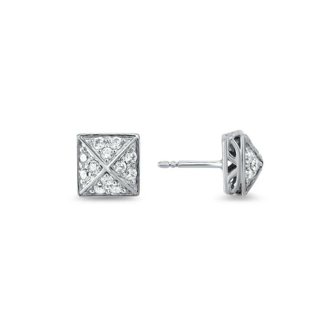 sterling silver stud earrings