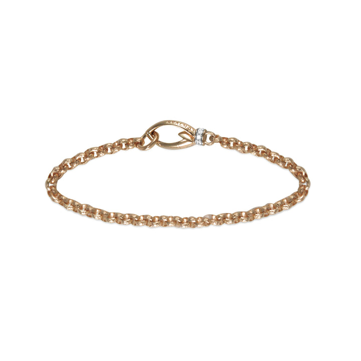 rose gold chain bracelet