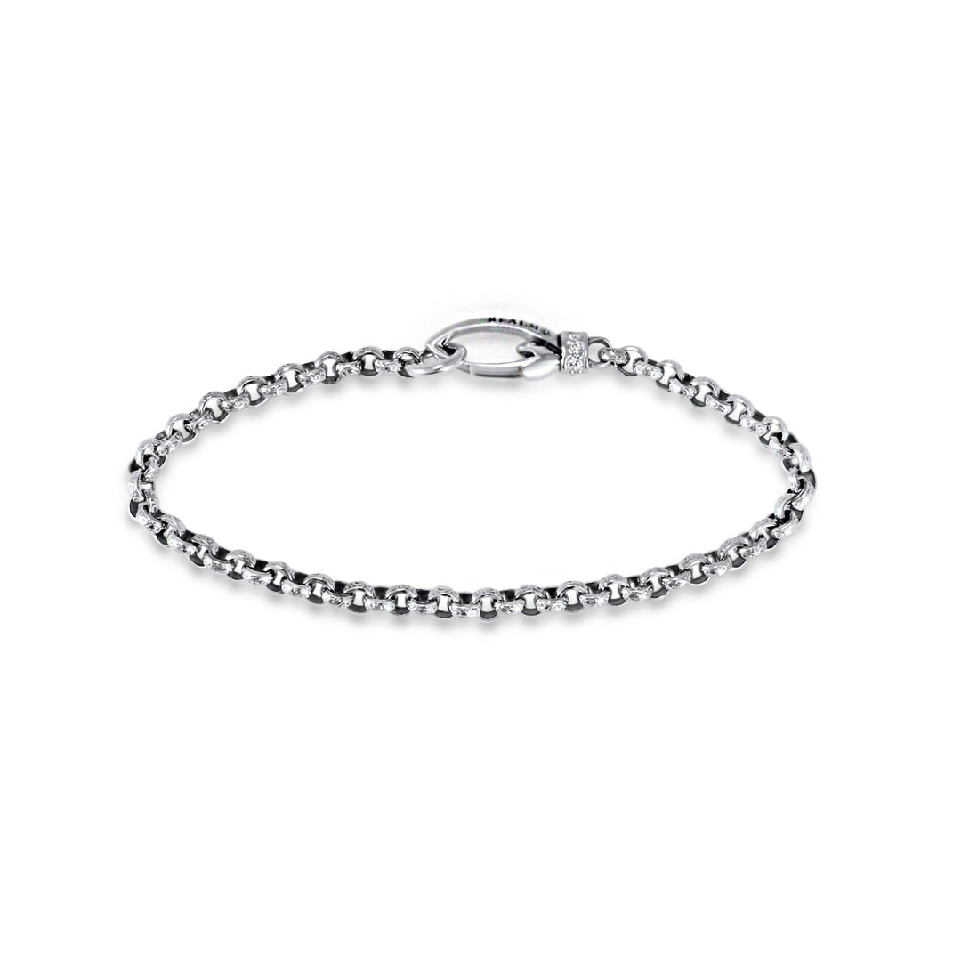 sterling silver chain bracelet