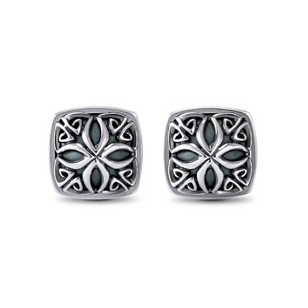 silver stud earrings