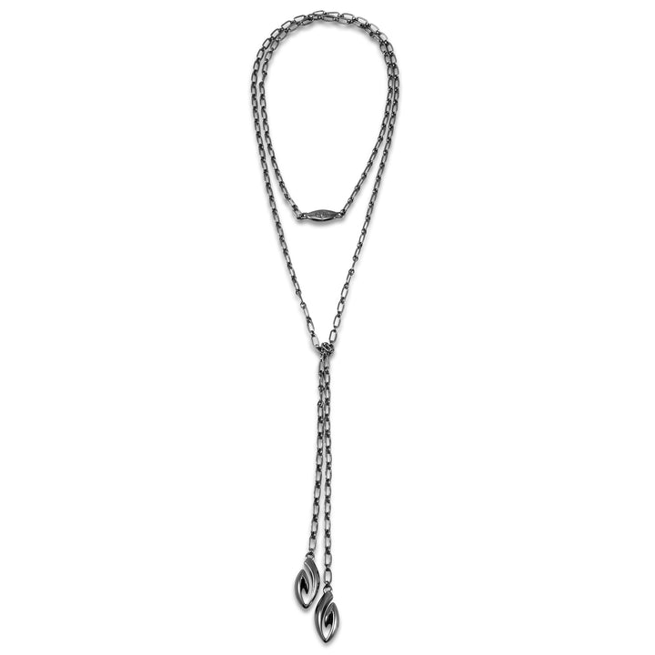 black ruthenium lariat