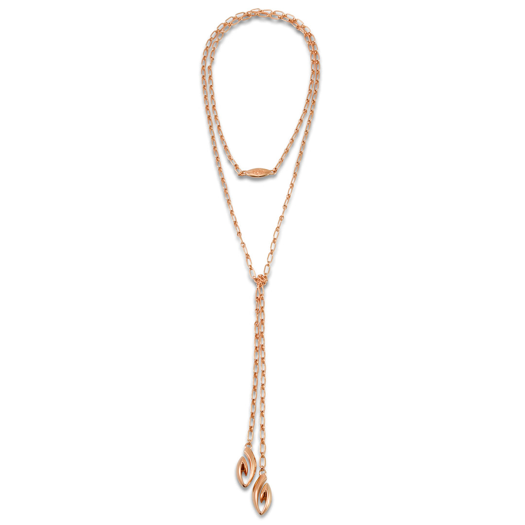 rose gold lariat