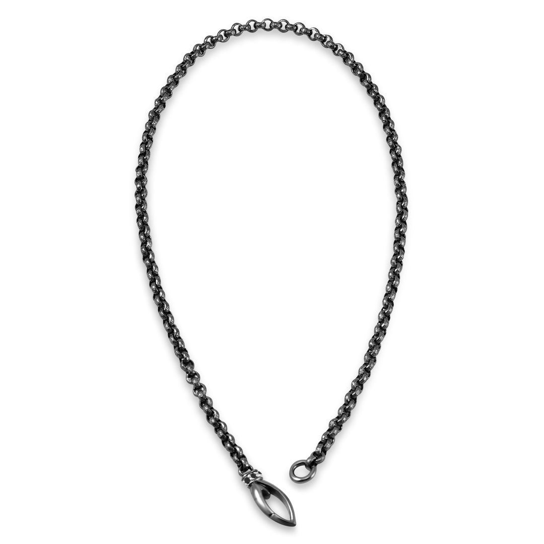 black chain necklace